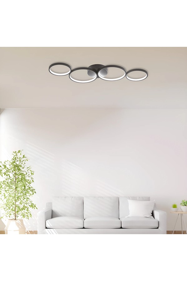 Braytron NELA SR1 RND BLC 60W RMT IP20 CEILING LIGHT