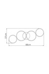 Braytron NELA SR1 RND BLC 60W RMT IP20 CEILING LIGHT