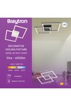 Braytron CRYSTAL A 55W 3IN1 RMT WHT CEILING LIGHT