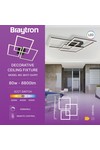 Braytron CRYSTAL B 80W 3IN1 RMT BLC CEILING LIGHT