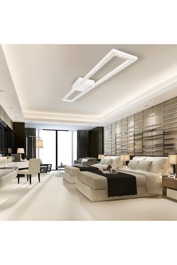 Braytron CRYSTAL C 40W 3IN1 RMT WHT CEILING LIGHT