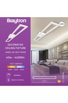 Braytron CRYSTAL C 40W 3IN1 RMT WHT CEILING LIGHT