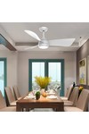 Braytron FANCY 38" 18+30W 3IN1 RMT WHT IP20 CEILING FAN