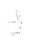 Braytron LB125 5W WHT 5000K DESK LAMP