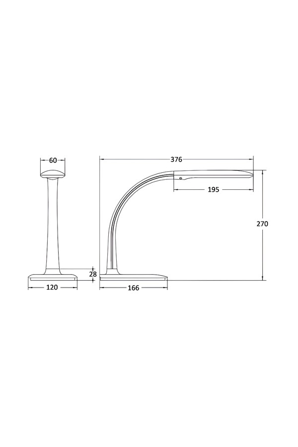 Braytron LB132 7W BLC 5000K DESK LAMP