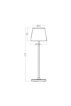 Braytron TOWER 1 BLC 3000K RCH TABLE LAMP