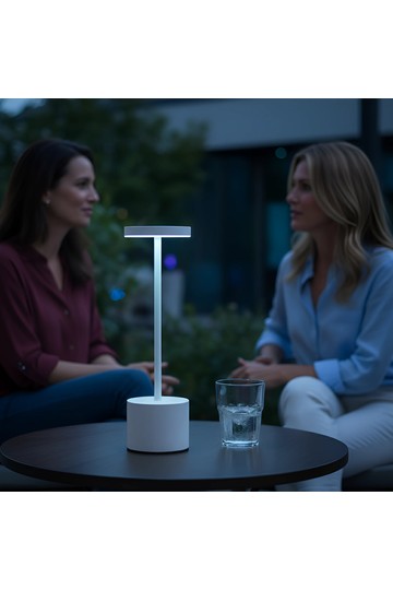 Braytron LUXE 1 2W 3IN1 WHT RCH TABLE LAMP