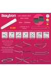 Braytron ALINE 55 18W 0.6MT 3IN1 WHT IP20 LINEAR LIGHT