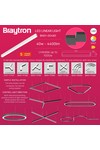 Braytron ALINE 55 36W 1.2MT 3IN1 WHT IP20 LINEAR LIGHT
