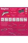 Braytron ALINE 55 L 13W 390x155 3IN1 BLC IP20 LINEAR LI