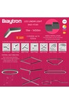 Braytron ALINE 55 L 13W 390x155 3IN1 BLC IP20 LINEAR LI