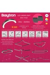 Braytron ALINE 55 1/2 30W D560 3IN1 BLC IP20 LINEAR LIG