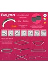 Braytron ALINE 55 1/2 30W D560 3IN1 BLC IP20 LINEAR LIG