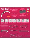 Braytron ALINE 55 1/2 42W D800 3IN1 BLC IP20 LINEAR LIG
