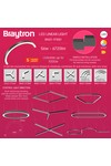Braytron ALINE 55 1/2 56W D1060 3IN1 BLC IP20 LINEAR LI