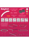 Braytron ALINE 55 1/4 30W D1060 3IN1 WHT IP20 LINEAR LI