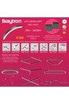 Braytron ALINE 55 1/4 30W D1060 3IN1 BLC IP20 LINEAR LI