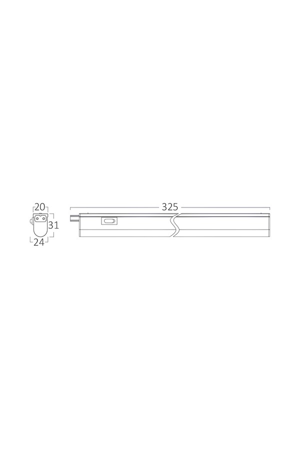 Braytron LEDLINE 4W RND WHT 3000K LED WALL LIGHT