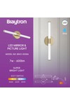 Braytron LILY D 450 7W 3IN1 GLD IP44 MIRROR LAMP