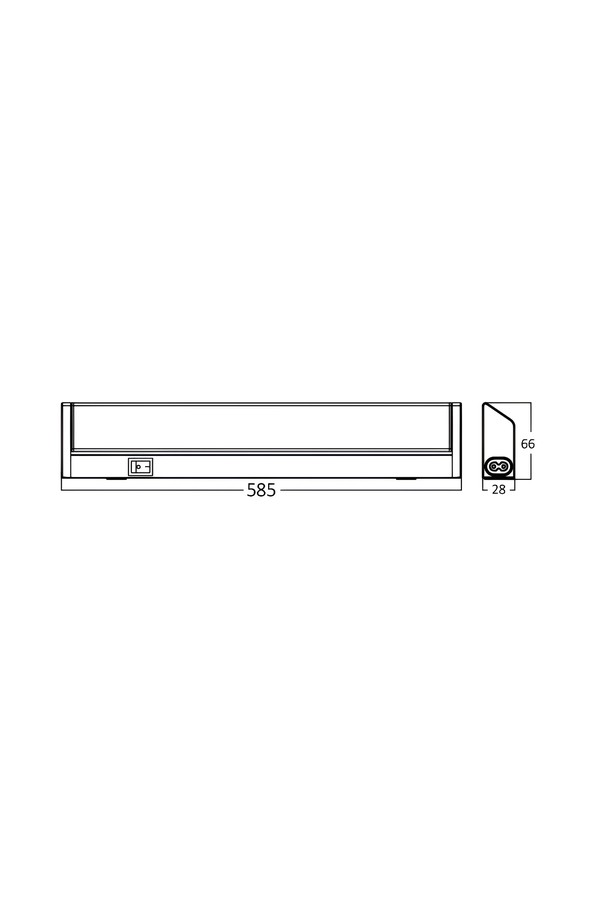Braytron MIRRORA 10W 0.6MT SLV 3000K MIRROR LIGHT