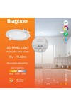 Braytron SMD CRP 15W RND 7INC WHT 3IN1 LED PANEL