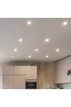 Braytron SMD CSP 12W SQR 6INC WHT 3000K LED PANEL