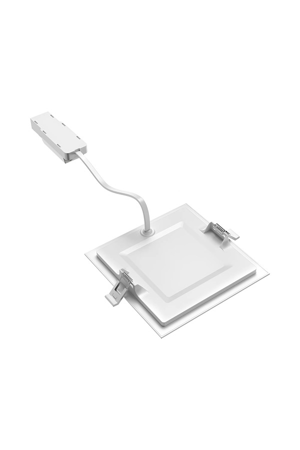 Braytron SMD CSP 12W SQR 6INC WHT 3000K LED PANEL