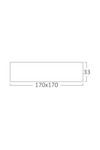Braytron SMD SRP 12W SQR WHT 3000K LED PANEL