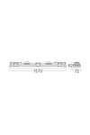 Braytron AQUALINE 1X 1.5MT SG PC IP65 WA.PROOF LIGHT