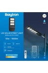 Braytron SOLAR ST01 50W 6500K SNS IP65 SOLAR STREET LIG