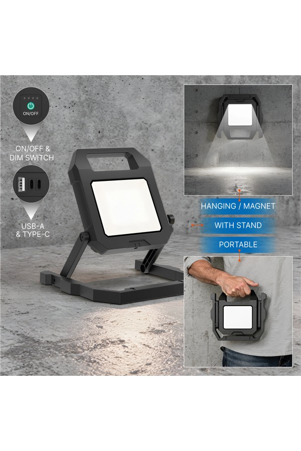BRY-FLOOD-BTRY--BLC-20W-6500K-BATTERY-WORK LIGHT