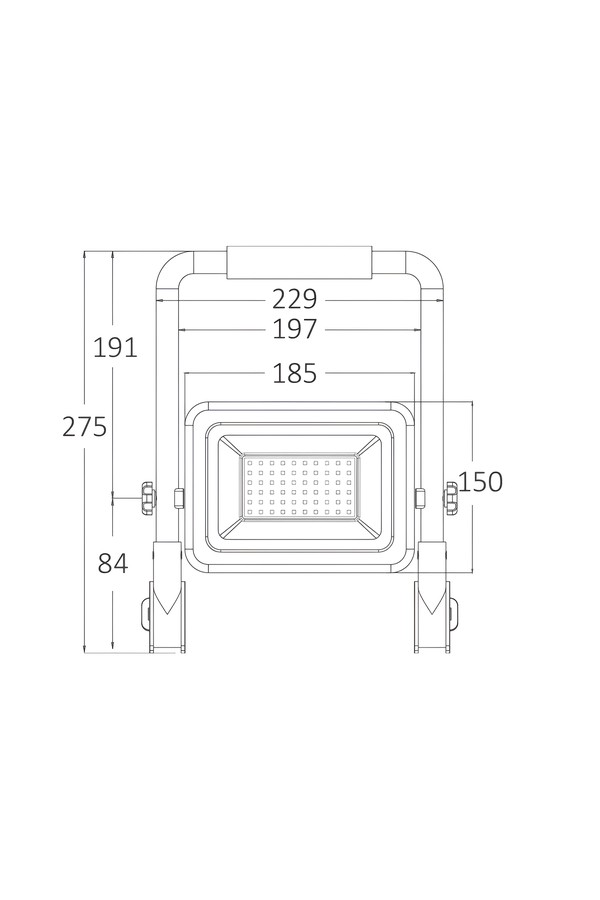 Braytron FLOOD WL BLC 50W 3IN1 WORK LIGHT