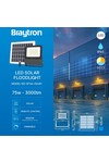 Braytron SOLAR PL 80W 3IN1 RMT IP65 SOLAR FLOODLIGHT