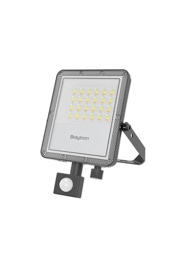 Braytron FLOOD PF 20W GRY 3IN1 SNS IP54 LED FLOODLIGHT