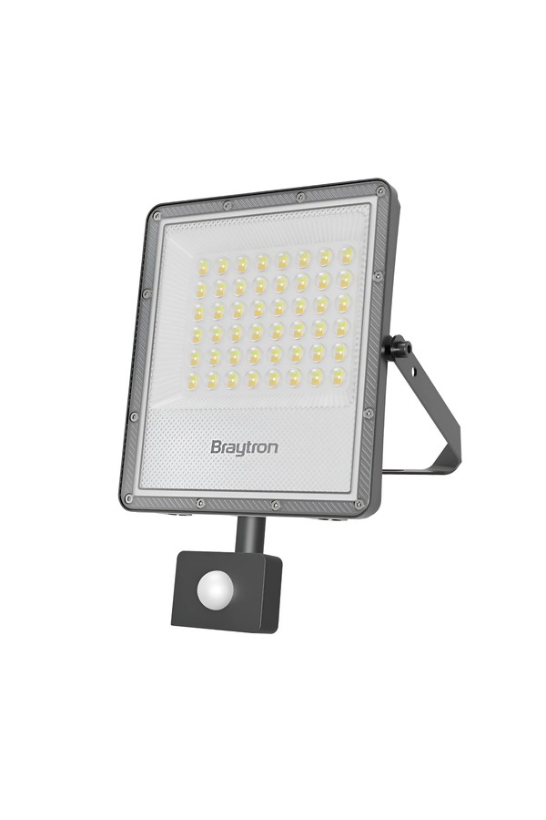 Braytron FLOOD PF 50W GRY 3IN1 SNS IP54 LED FLOODLIGHT