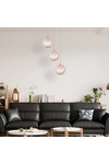 Braytron S001R 3H 3xG9 GLD PENDANT LIGHT