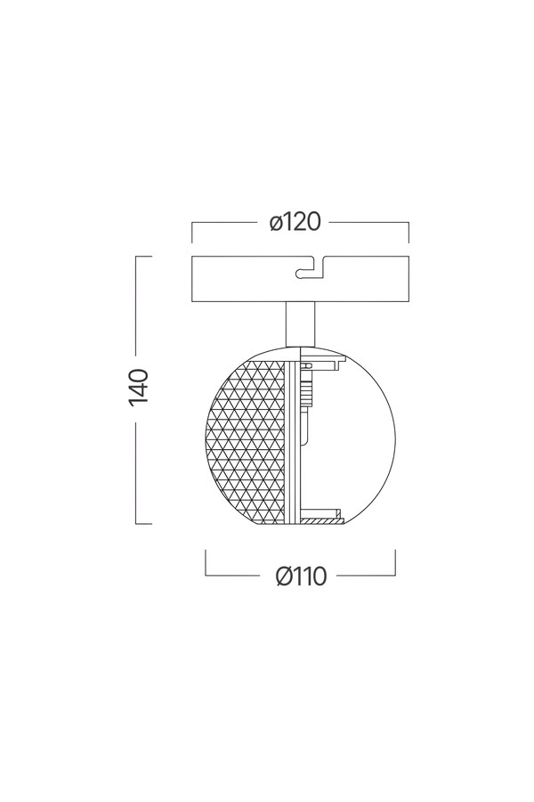 Braytron S001C 1H 1xG9 GLD WALL LIGHT