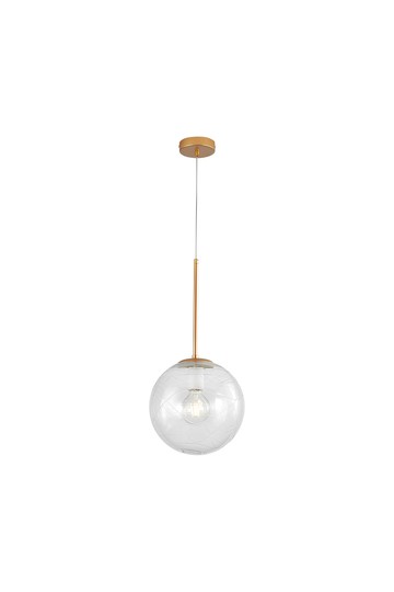 Braytron S002R 1H 1xE27 GLD PENDANT LIGHT