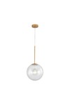 Braytron S002R 1H 1xE27 GLD PENDANT LIGHT