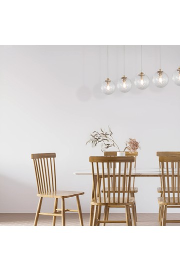 Braytron S002S 5H 5xG9 GLD PENDANT LIGHT