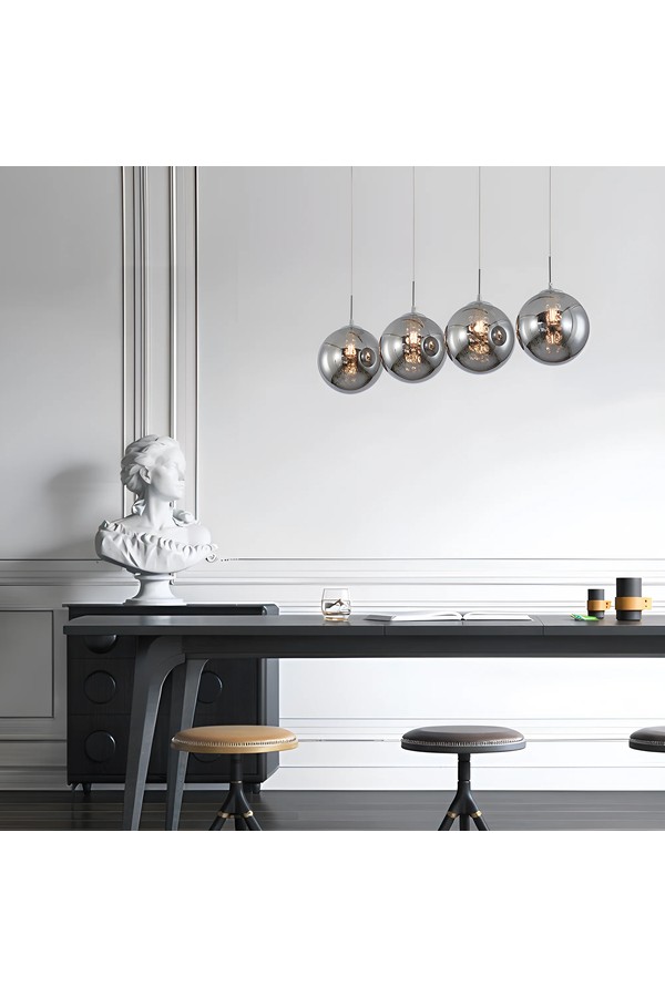Braytron S003S 4H 4xG9 SMK PENDANT LIGHT