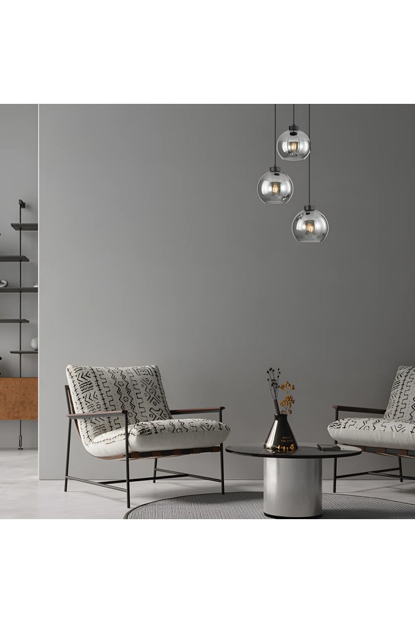 Braytron S005R 3H 3xE27 SMK PENDANT LIGHT