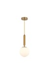 Braytron S006R 1H 1xG9 OPL GLD PENDANT LIGHT