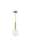 Braytron S006R 1H 1xG9 OPL GLD PENDANT LIGHT