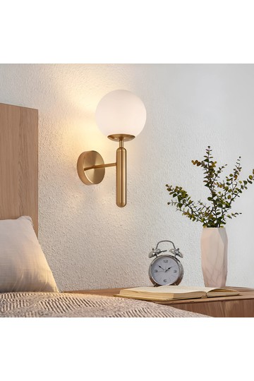 Braytron S006W 1H 1xG9 OPL GLD WALL LIGHT