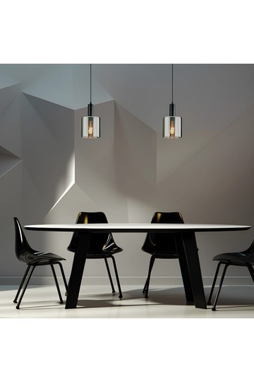 Braytron S007R 1H 1xE27 SMK PENDANT LIGHT