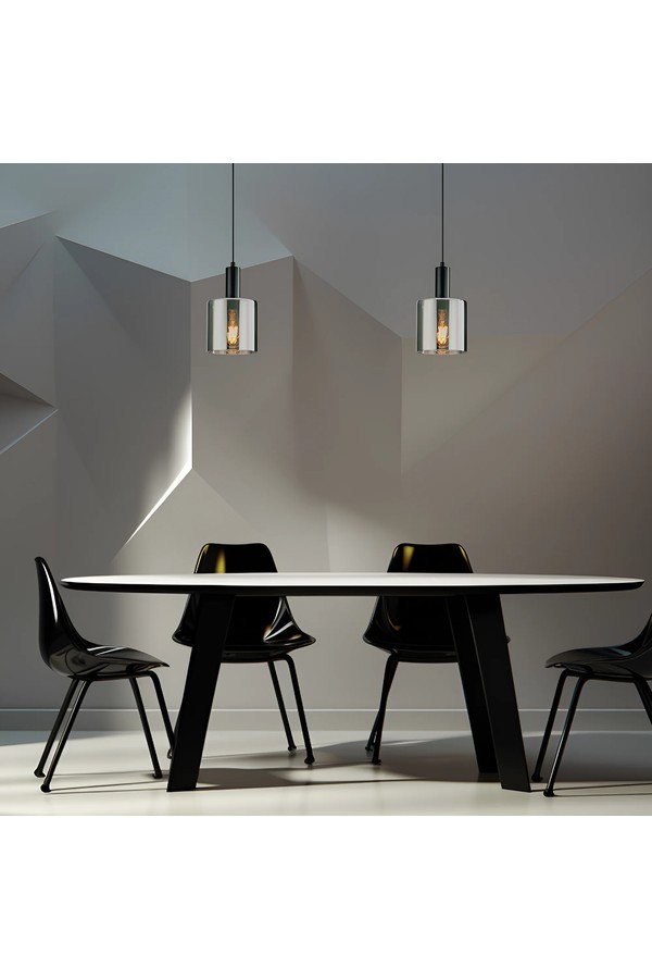 Braytron S007R 1H 1xE27 SMK PENDANT LIGHT