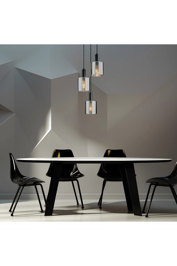 Braytron S007R 3H 3xE27 SMK PENDANT LIGHT