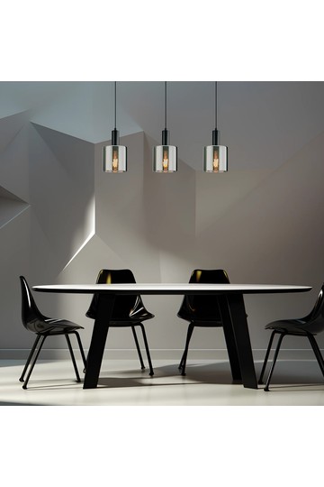 Braytron S007S 3H 3xE27 SMK PENDANT LIGHT