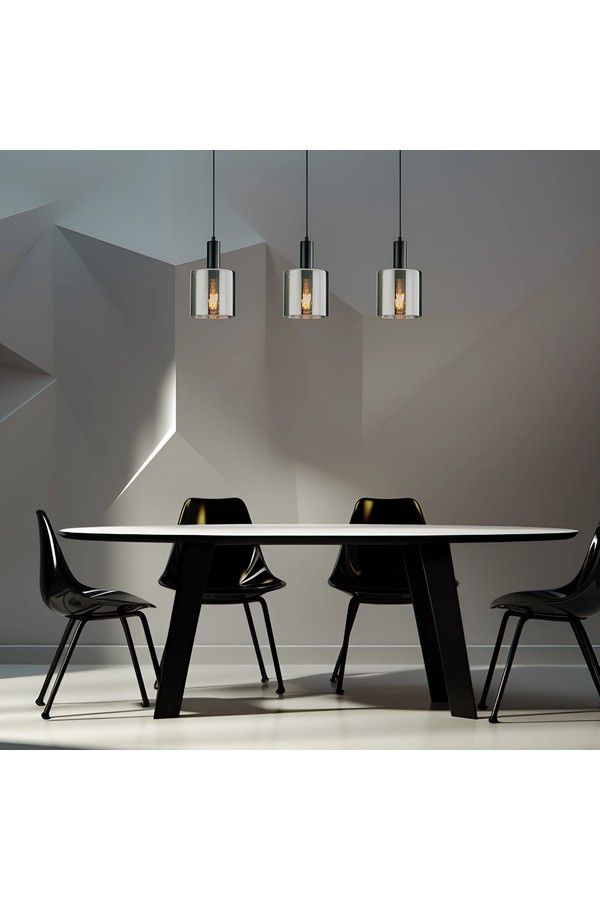 Braytron S007S 3H 3xE27 SMK PENDANT LIGHT